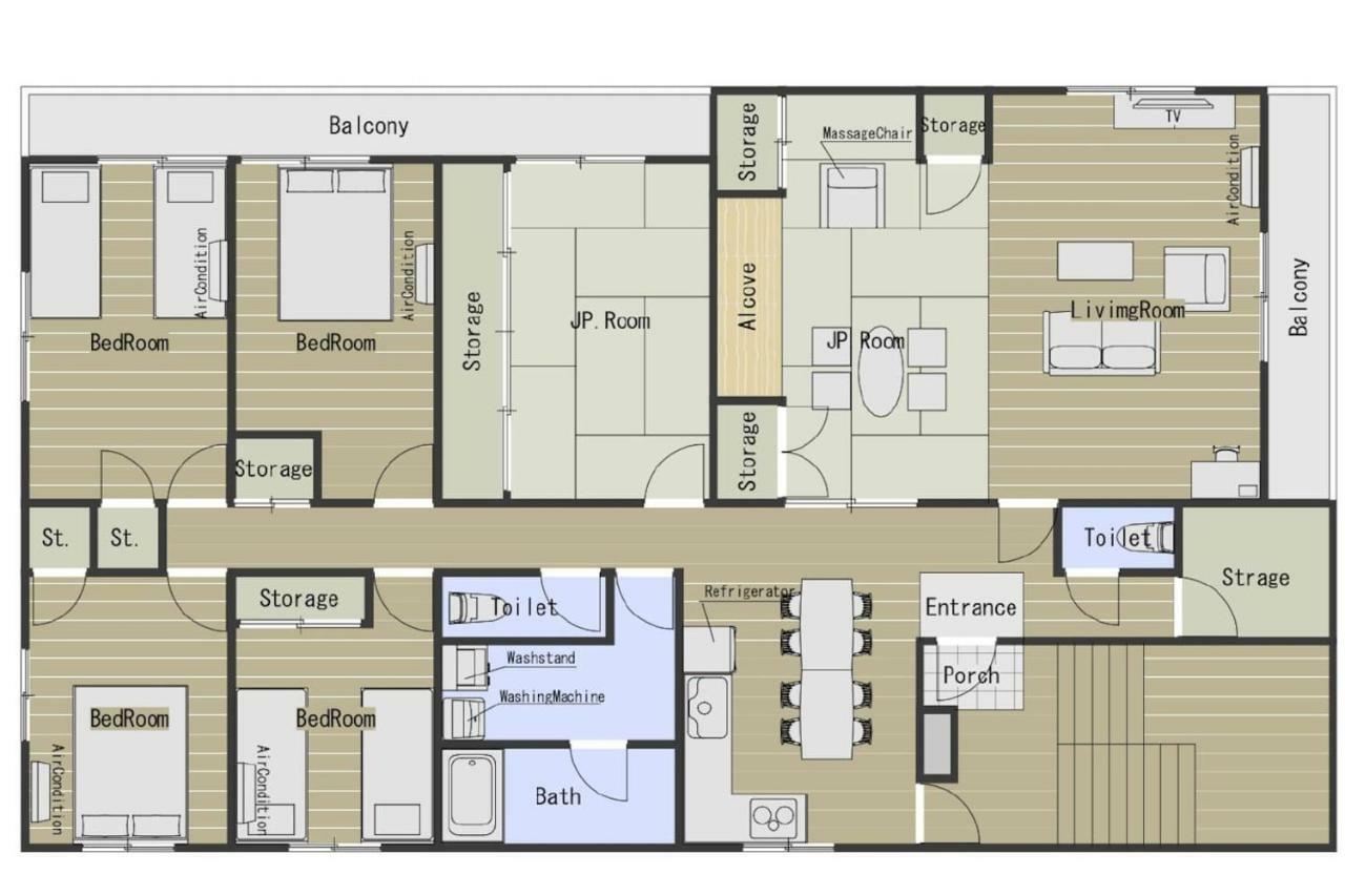 Type A Room 120平米 -ウル エスポワール那覇- Naha Exterior photo